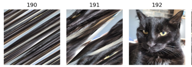 Final iterations showing image restoration